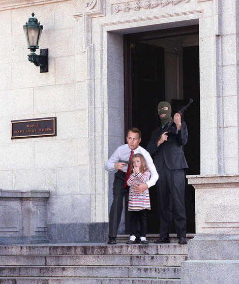 If the money is not delivered by this evening, members of Congress say they will shoot a new child every hour on the hour.